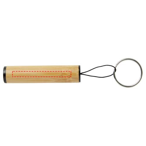 Cane bamboe sleutelhanger met lampje